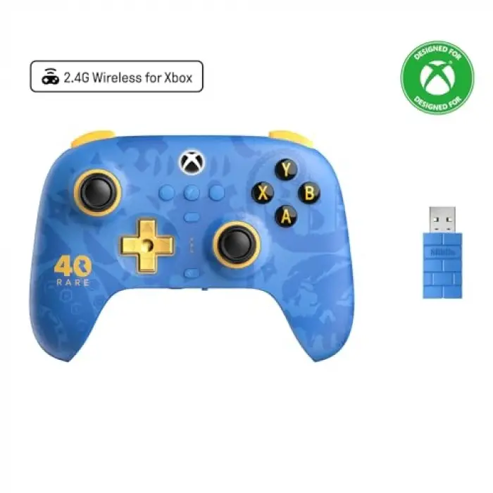 Ultimate 3-mode Wireless Controller for Xbox, Hall Effect Joysticks, Pro Back Buttons, Compatibility with Xbox Series X|S & Xbox One, Apple, Windows PC & Android - Rare 40th Anniversary Edition