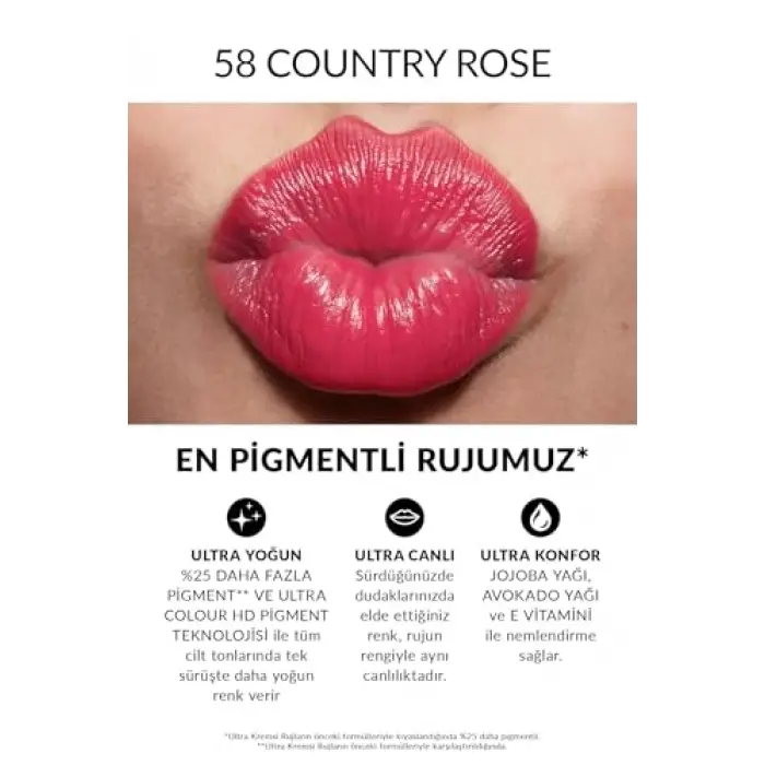 Ultra Kremsi Ruj Country Rose