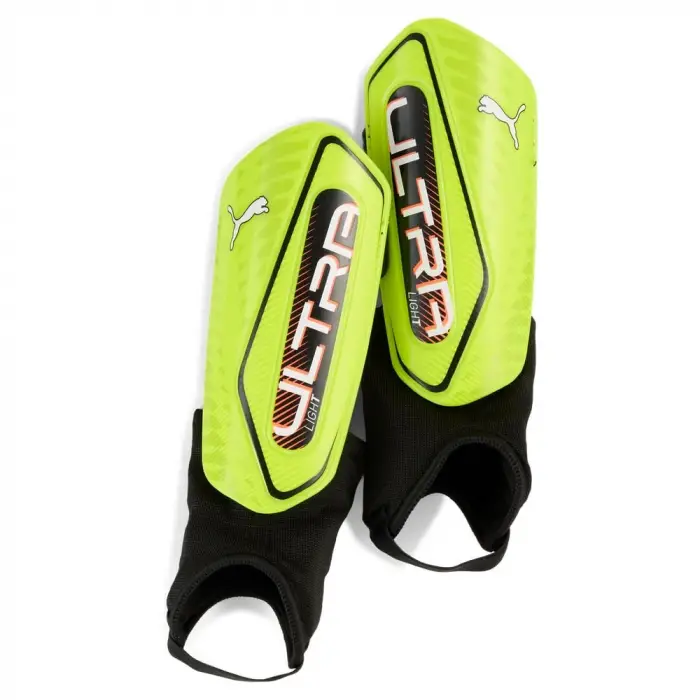 Ultra Light Ankle Unisex Yetişkin Dirseklik, Lime Squeeze-Puma Black, L