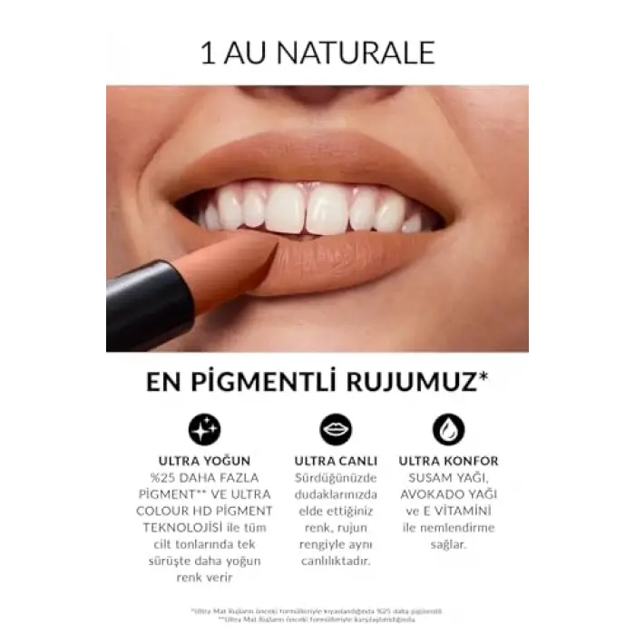 Ultra Mat Ruj - Au Naturale