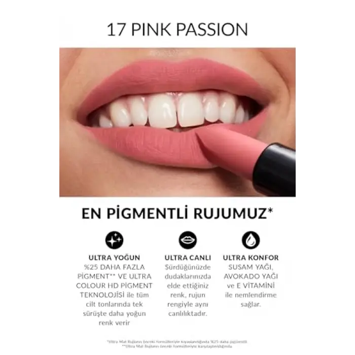 Ultra Mat Ruj - Pink Passion
