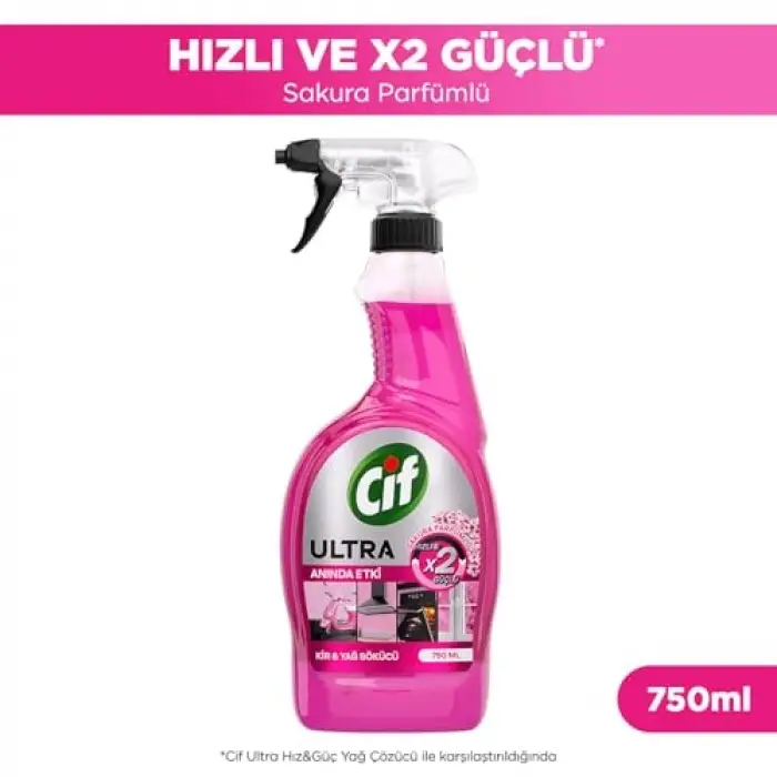 Ultra Sprey Sakura Parfümlü 750 ml