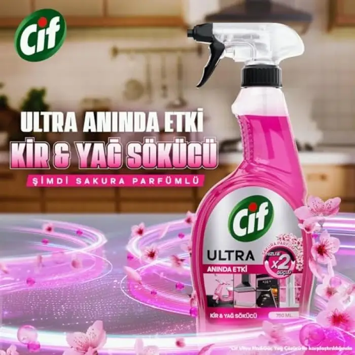 Ultra Sprey Sakura Parfümlü 750 ml