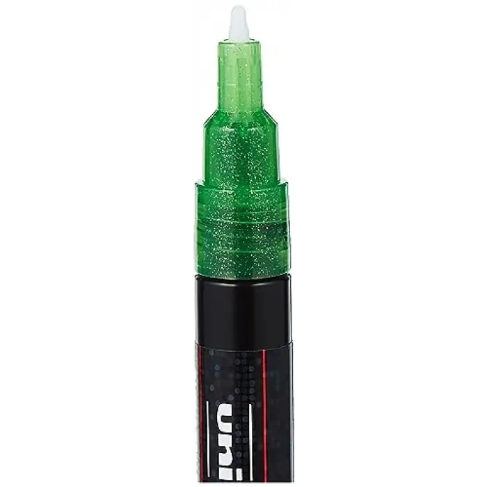 Uni 0.9-1.3 mm Su Bazlı Poster Markörü Simli 8li Set