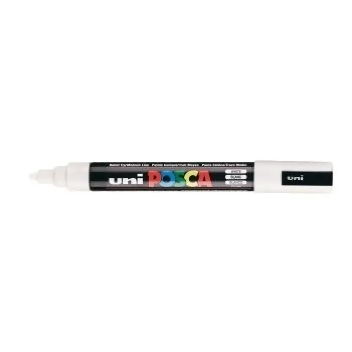 Uni PC-5M Boyama Markörü 1.8-2.5 mm Beyaz