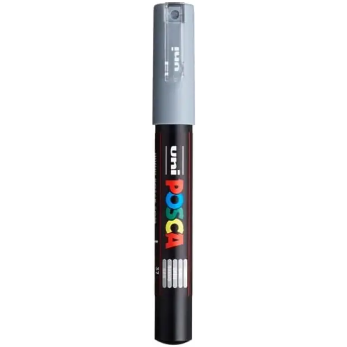 UNİ POSTER MARKÖRÜ PC-1M 0.7 GRİ