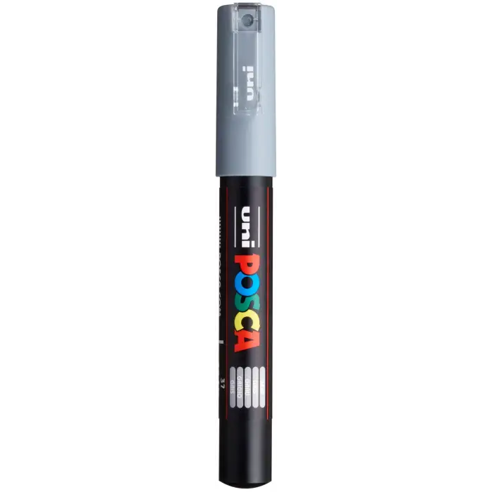 UNİ POSTER MARKÖRÜ PC-1M 0.7 GRİ