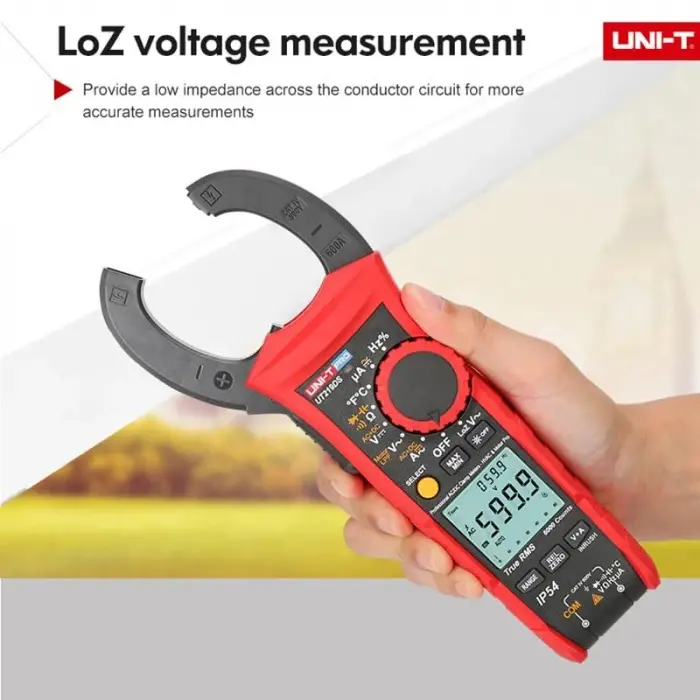 Uni-trend Multimeter clamp meter UT219E UT219M UT219DS Pro clamp meter Digital Professional Pliers Ammeter 6000 Counts Electrical Repair Meter Tester(UT219E)