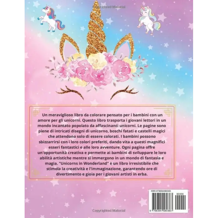 Unicorni libro da colorare