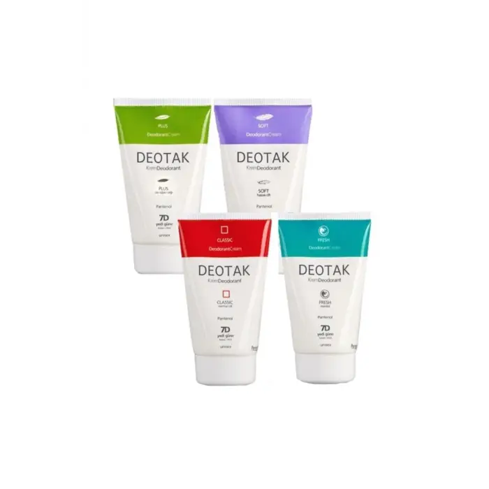 Unisex Krem Deodorant 4lü Set