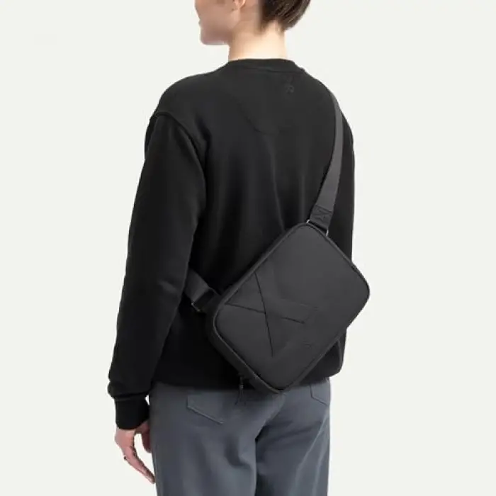 Unisex Vaantha çapraz mini çanta Tar