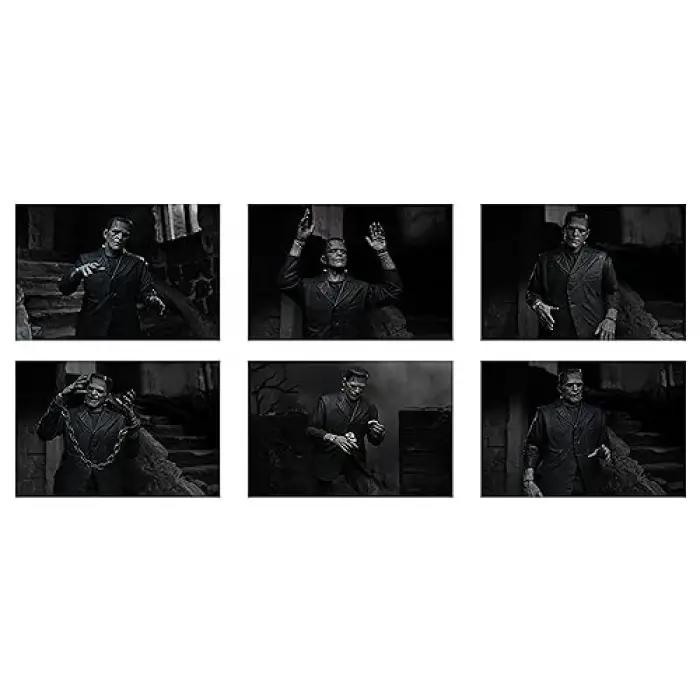 Universal Monsters Ultimate Frankensteins Monster, Black & White Figür