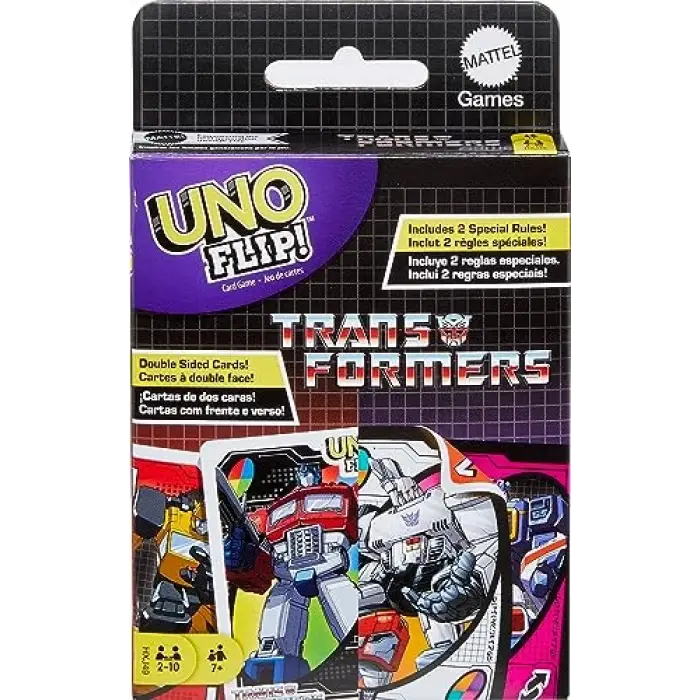 Uno Flip! Transformers kart oyunu
