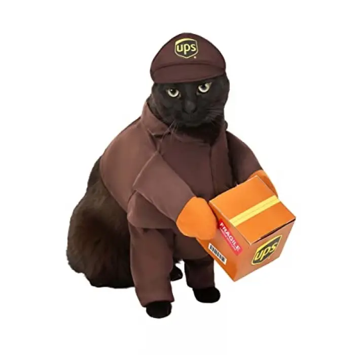 Ups Temalı Köpek Kostümü, Large