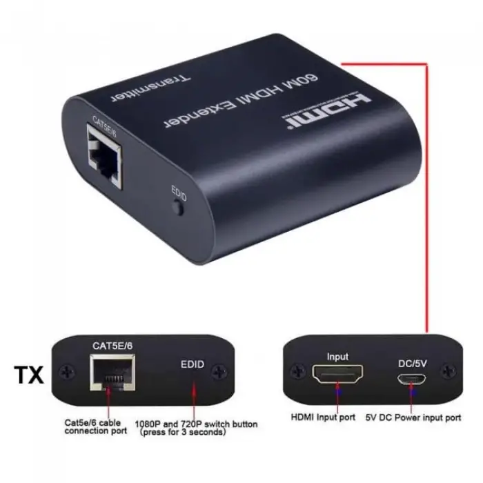 Uptech HDMI1103 Super Extender 1080p 60Mt