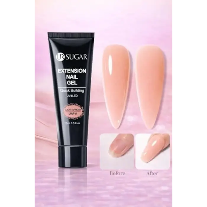 Ursugar Nail Extension Gel Light Apricot 15 ml