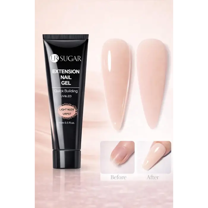 Ursugar Nail Extension Gel Light Nude 15 ml