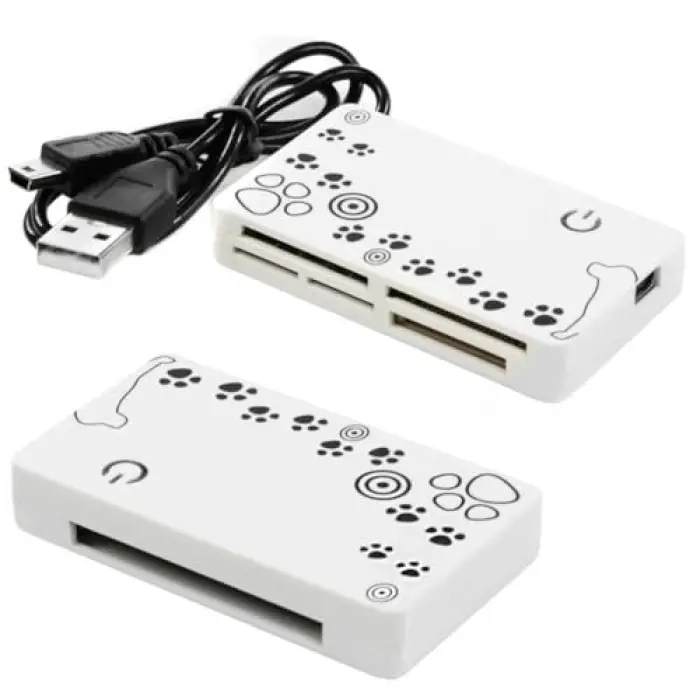 Usb 2.0 Support Sd-Mmc-Mini Sd-T Flash-Ms-Ms Pro All In One Çoklu Kart Okuyucu