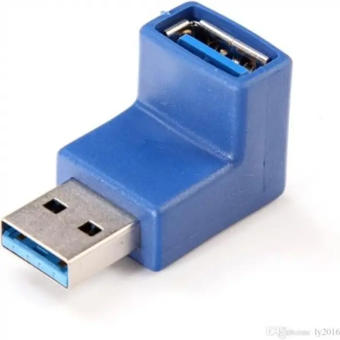 USB 3.0 90 derece L Tipi Çevirici