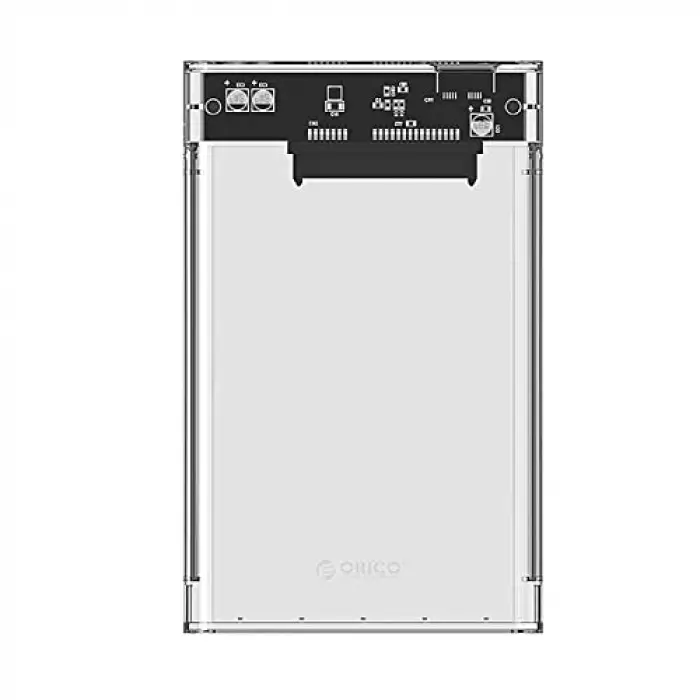 USB 3.0 Micro B Şeffaf 2.5” inch SATA SSD Hard Disk Kutusu