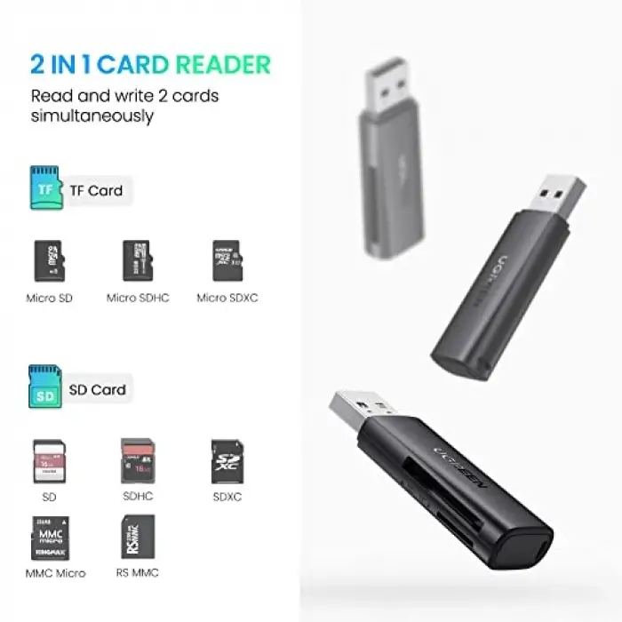 USB 3.0 SD - Micro SD Kart Okuyucu