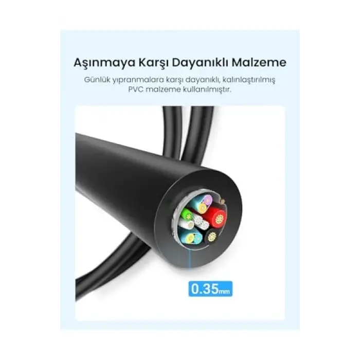 USB 3.0 Type-C Veri ve Şarj Kablosu 50 cm