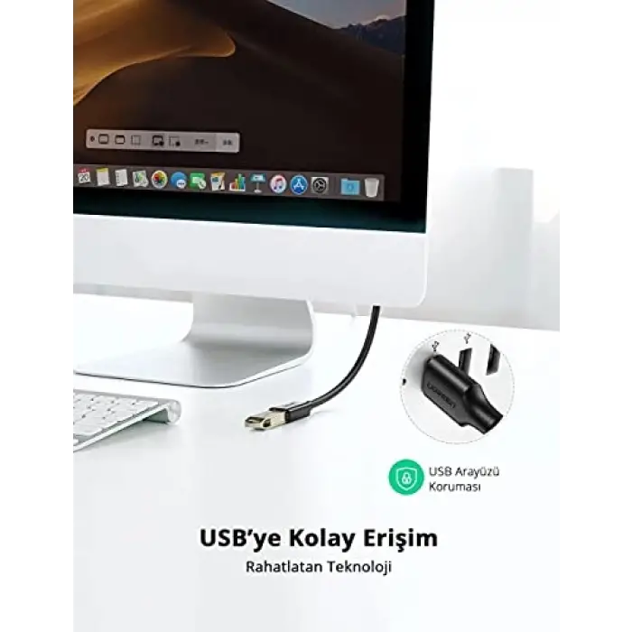 USB 3.0 Uzatma Kablosu 1.5 Metre, Siyah