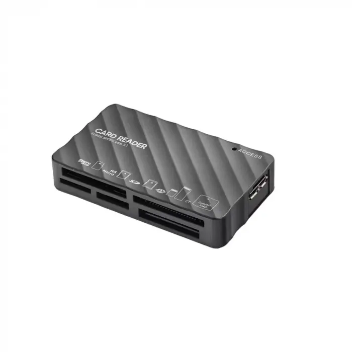 USB 3.0 ve Type-C USB 3.1 Çoklu CF, SD, MicroSD, MS ve XD Kart Okuyucu