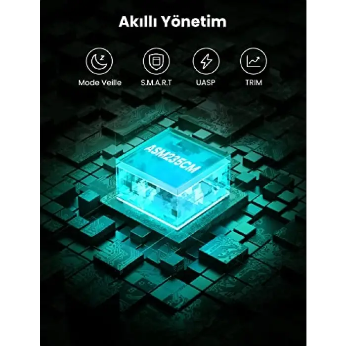 USB 3.1 Gen 2 Tip C Muhafaza, 2,5 İnç Sabit Sürücü, 6TB, 6Gbps, Windows Mac OS Linux ile Uyumlu