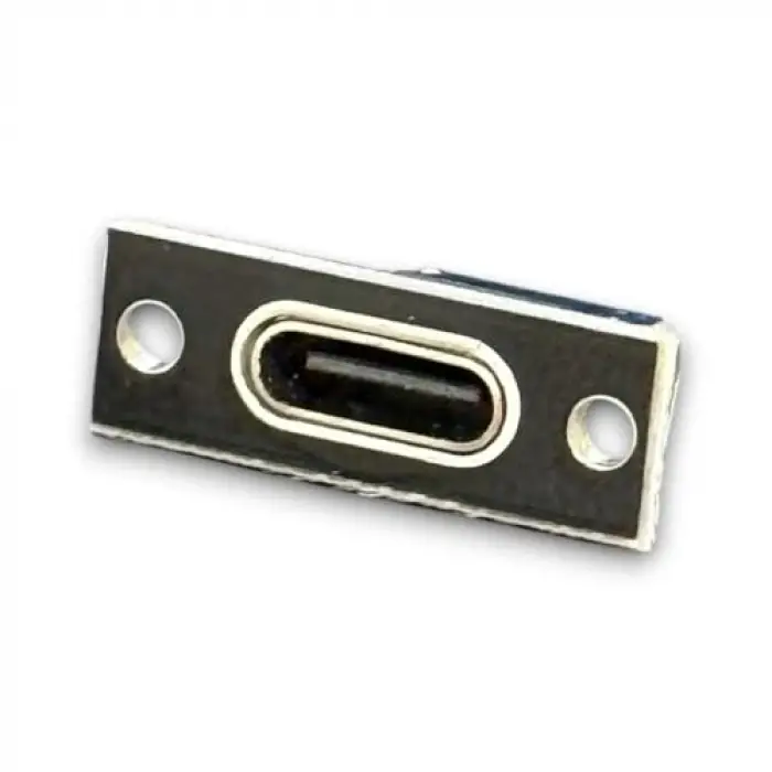 USB 3.1 Type-C Dişi Panel Montaj Soketi, 4 Pin Smd Lehimlenebilir