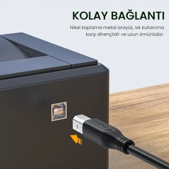 USB B Printer Tarayıcı Yazıcı Data Kablosu 3 Metre