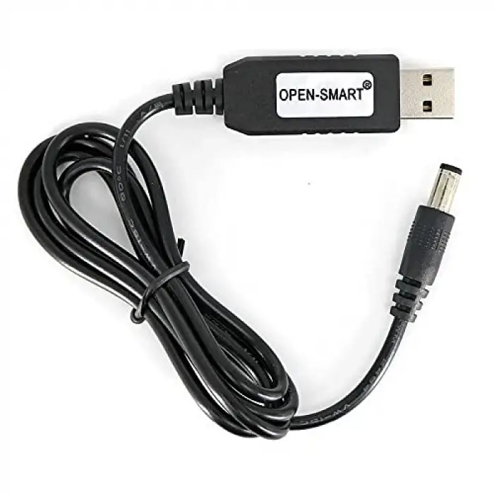 USB-Barrel Jack Voltaj Yükseltici, Giriş 5V, Çıkış 9V