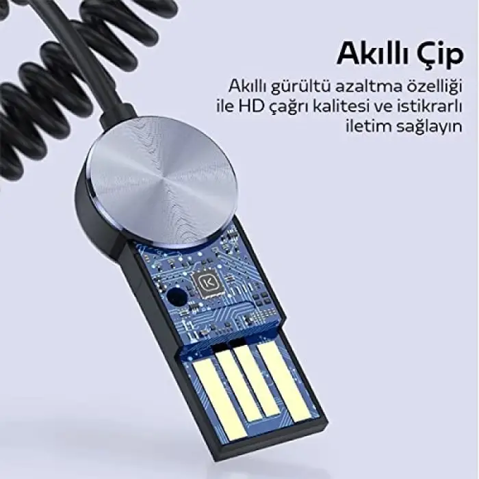 USB Bluetooth 5.0 3.5 Aux Receiver, Aux Wireless Araç Kiti