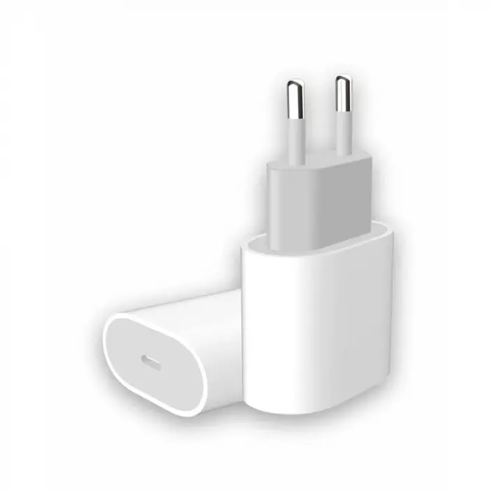 USB-C 20W Şarj Adaptörü, A2347, Beyaz