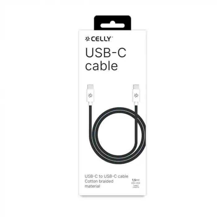 USB-C to USB-C 1.5m Cotton Şarj Kablosu