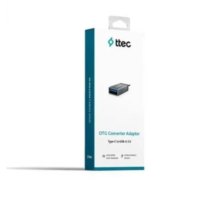 USB-C - USB-A 3.0 OTG dönüştürücü adaptör