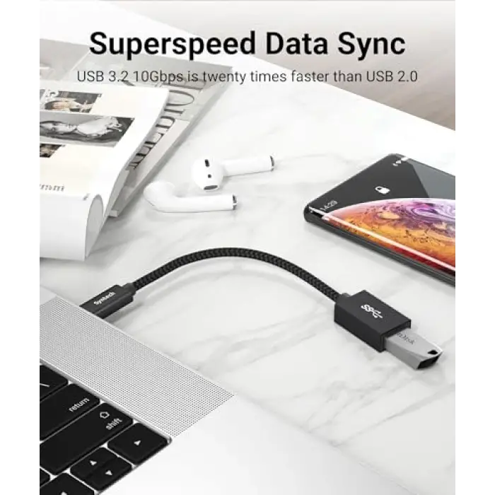 USB C; USB Adaptörü 2 Paketi, USB 3.0 OTG, 10Gbps