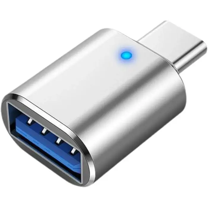 USB C - USB Adaptörü, USB Type C - USB 3.0 Adaptörü, LED Göstergeli, Type-C Cihazlarla Uyumlu