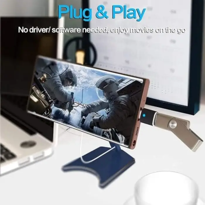 USB C - USB Adaptörü, USB Type C - USB 3.0 Adaptörü, LED Göstergeli, Type-C Cihazlarla Uyumlu
