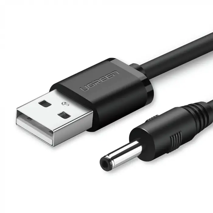 USB DC 5V 3.5 mm Güç Kablosu 1 Metre