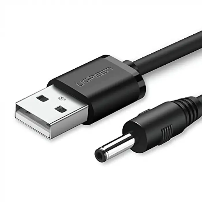 USB DC 5V 3.5mm Güç Kablosu 1 Metre
