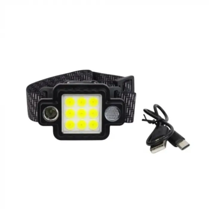USB Şarjlı COB LED Kafa Lambası PT-5921