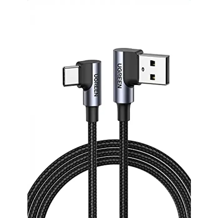 USB to Type-C 90 Derece Şarj ve Data Kablosu 2 Metre