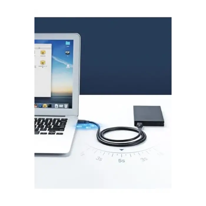 USB to USB Data ve Şarj Kablosu, 50 Cm