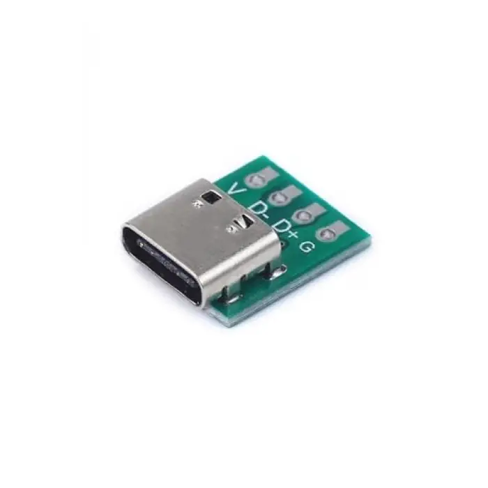 USB Type C 4 Pin Dıp çevirici Pcb USB Dıp adaptör kartı