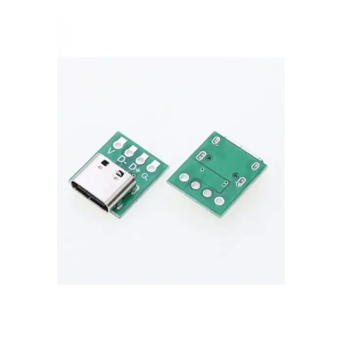 USB Type C 4 Pin Dıp çevirici Pcb USB Dıp adaptör kartı