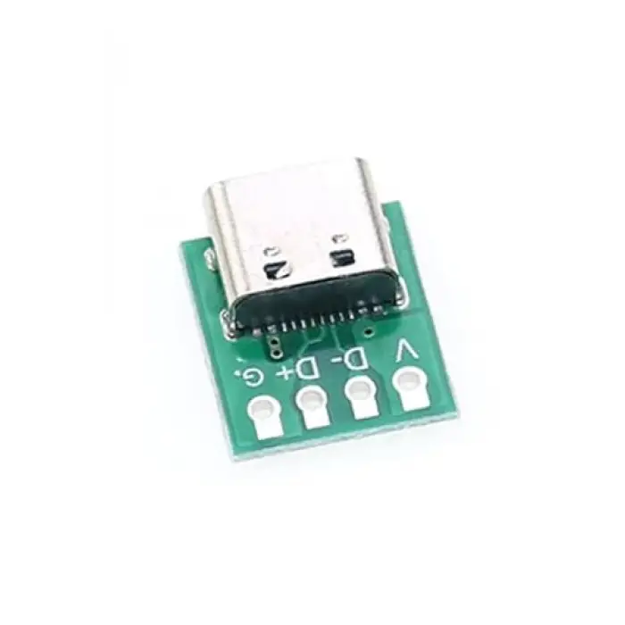 USB Type C 4 Pin Dıp çevirici Pcb USB Dıp adaptör kartı