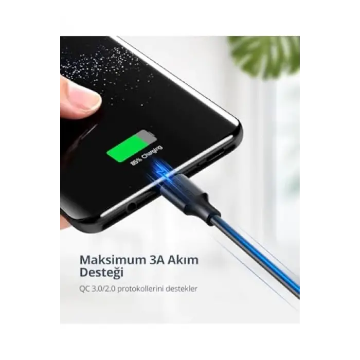 USB Type-C Şarj ve Data Kablosu, 0.5 metre