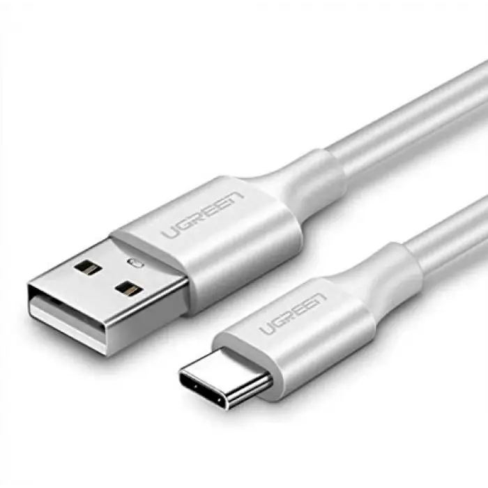 USB Type-C Şarj ve Data Kablosu, 1 Metre, Beyaz