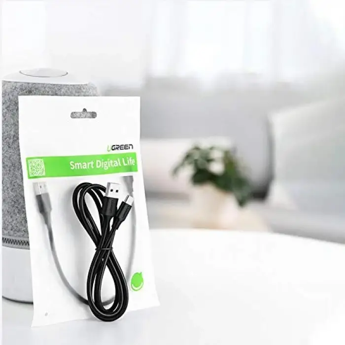 USB Type-C Şarj ve Veri Kablosu Siyah 1.5 Metre